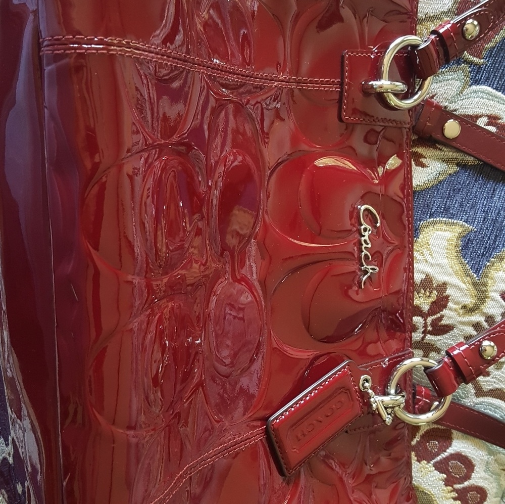 Red Coach Purse